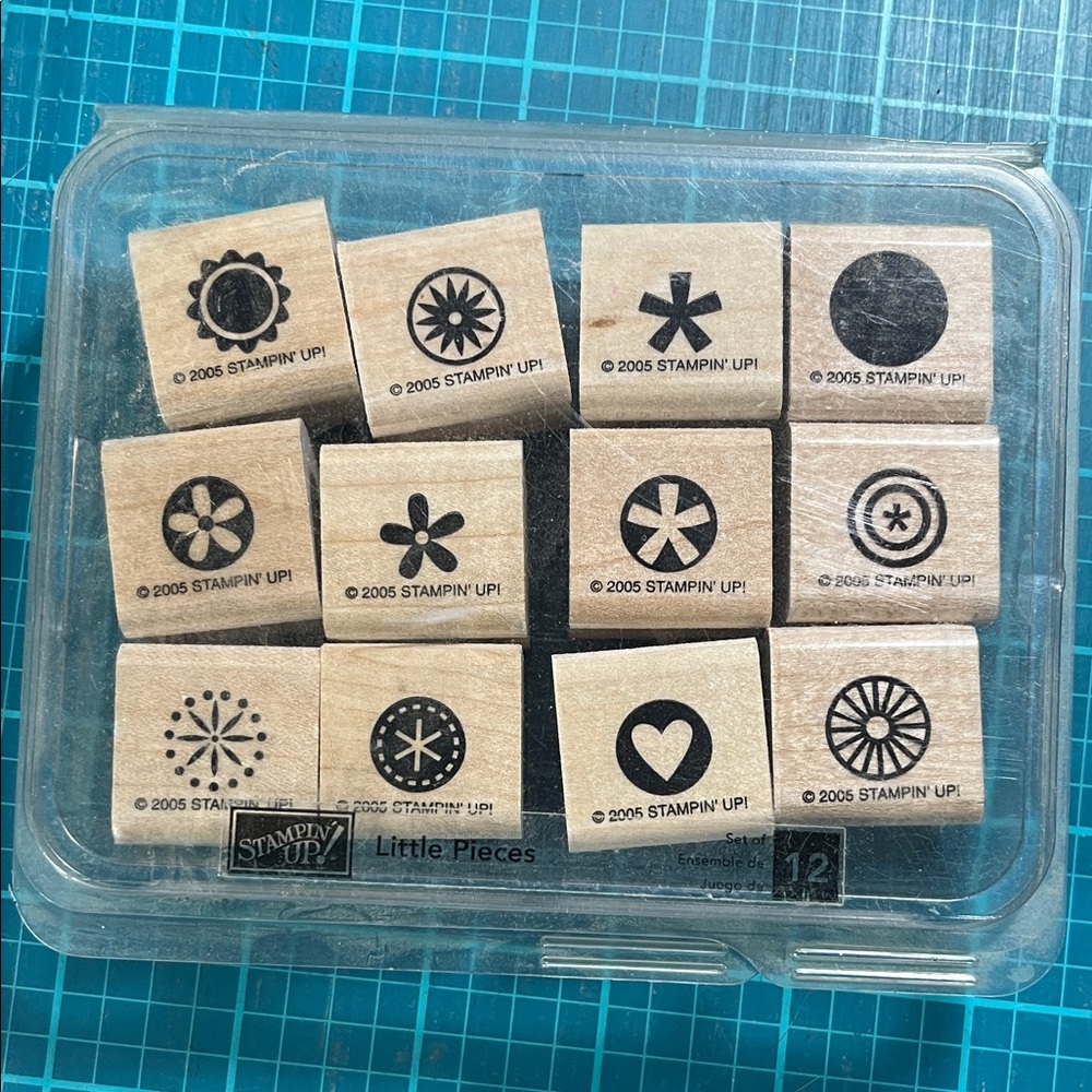 Stampin' Up! Little Pieces Rubber Stamps Set